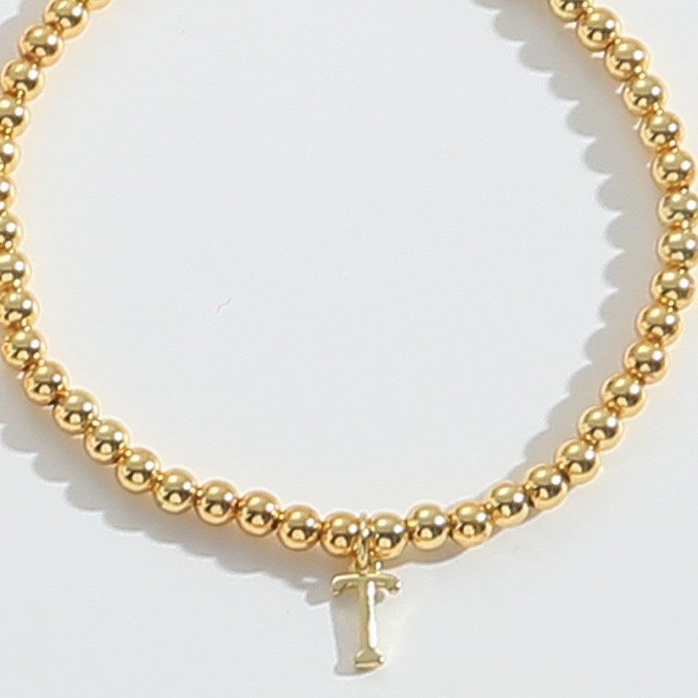 Alphabet Bead Bracelet
