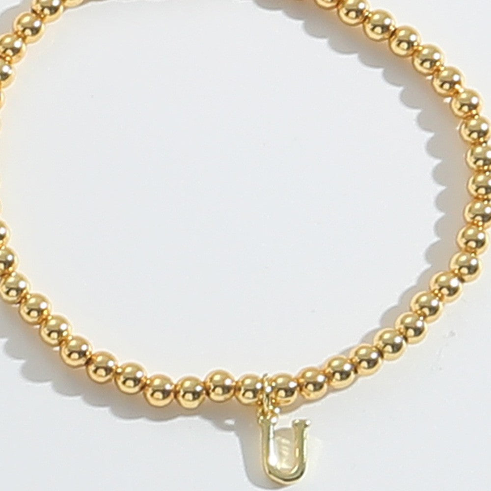 Alphabet Bead Bracelet