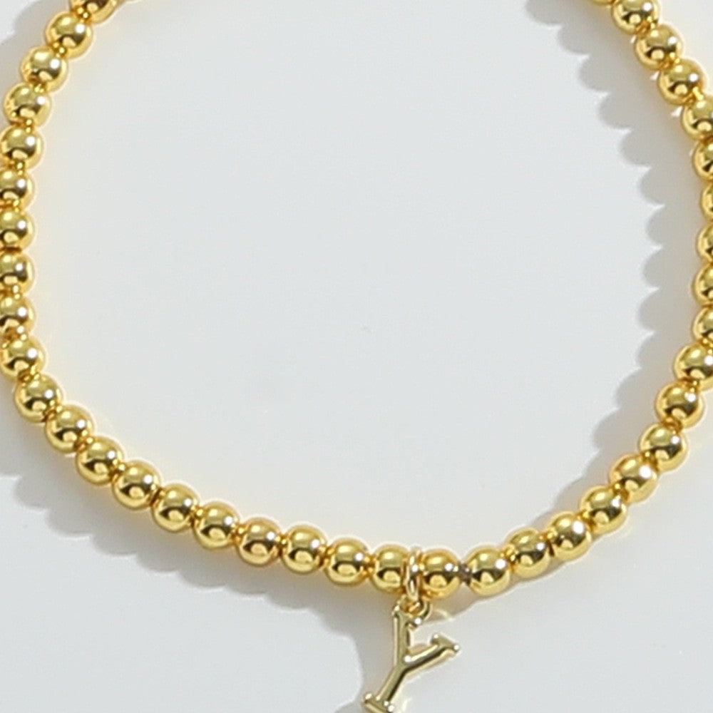 Alphabet Bead Bracelet