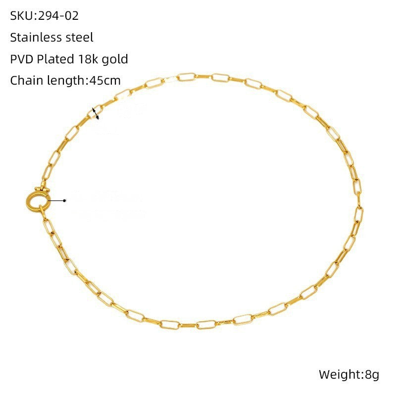 Oval Link Toggle Necklace & Bracelet Set