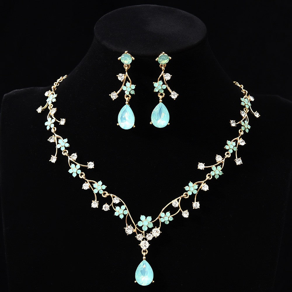Floral Vine Necklace & Earring Set