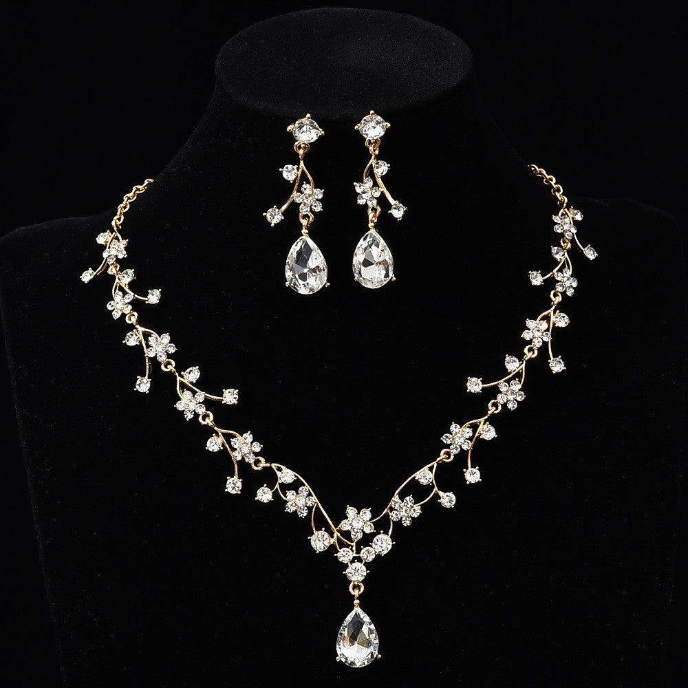 Floral Vine Necklace & Earring Set