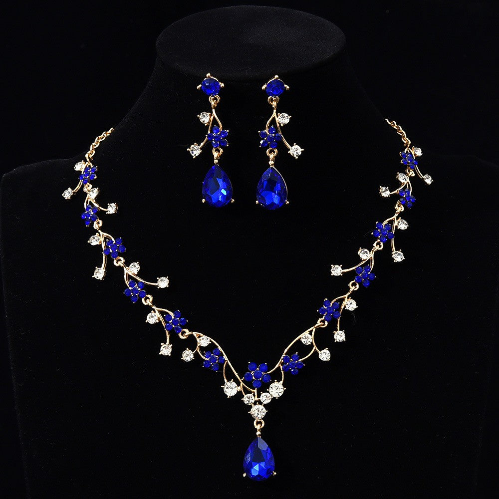 Floral Vine Necklace & Earring Set