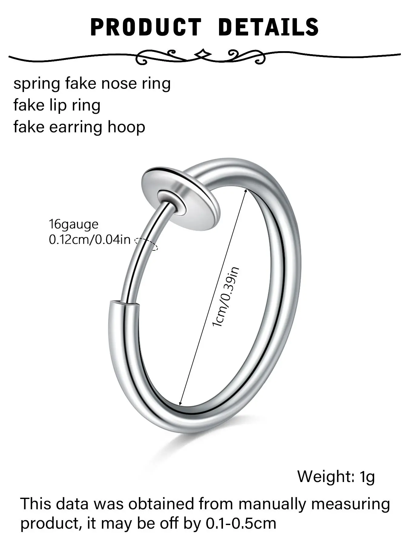 No Piercing Earring