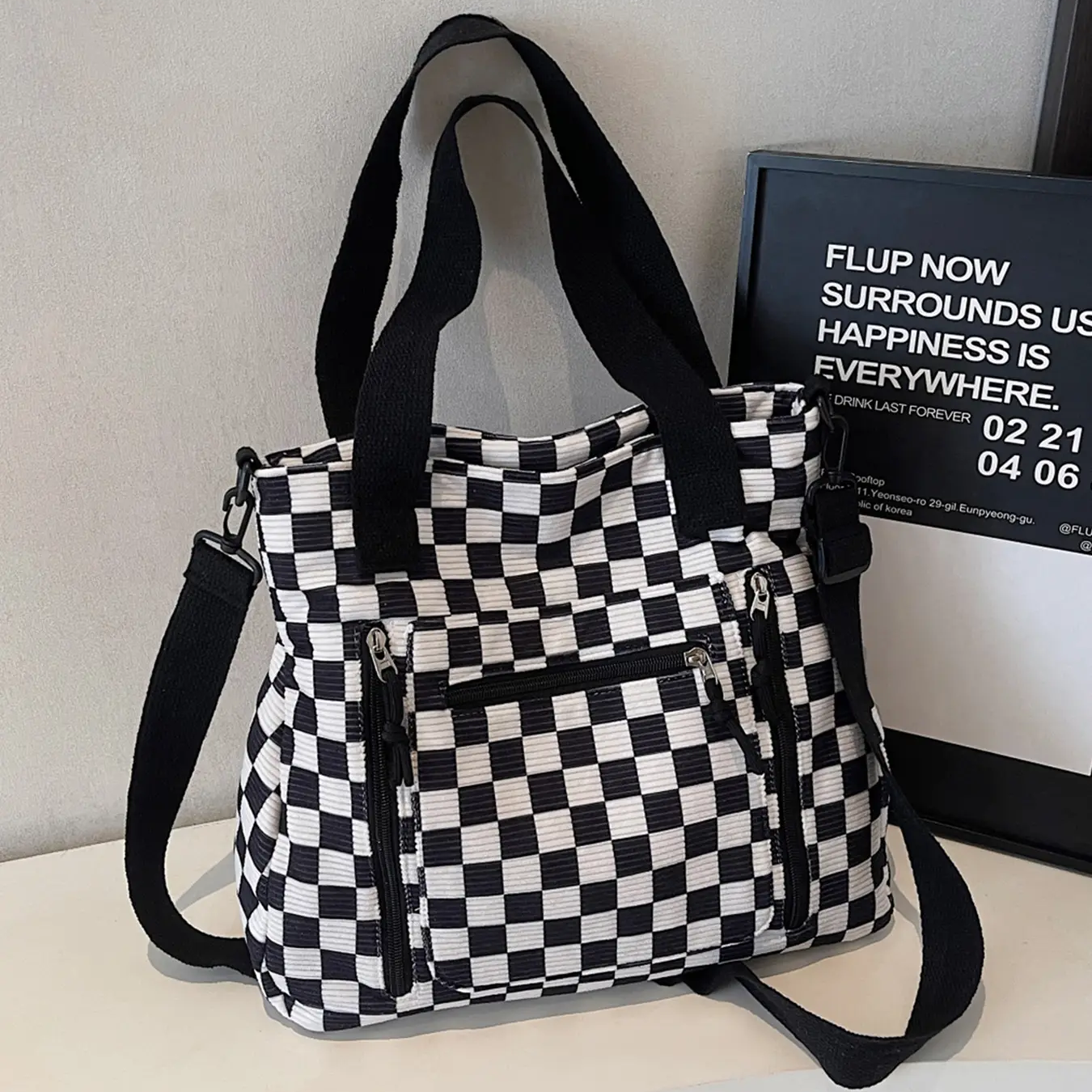 Casual Plaid Bag