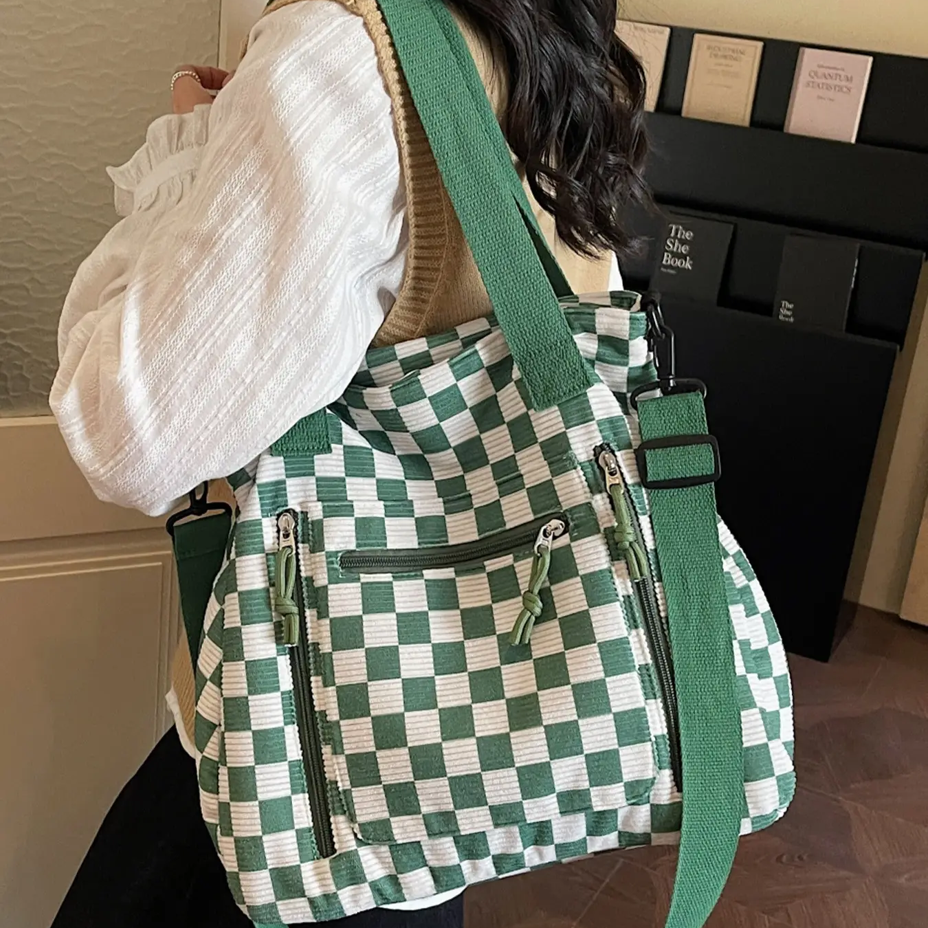 Casual Plaid Bag