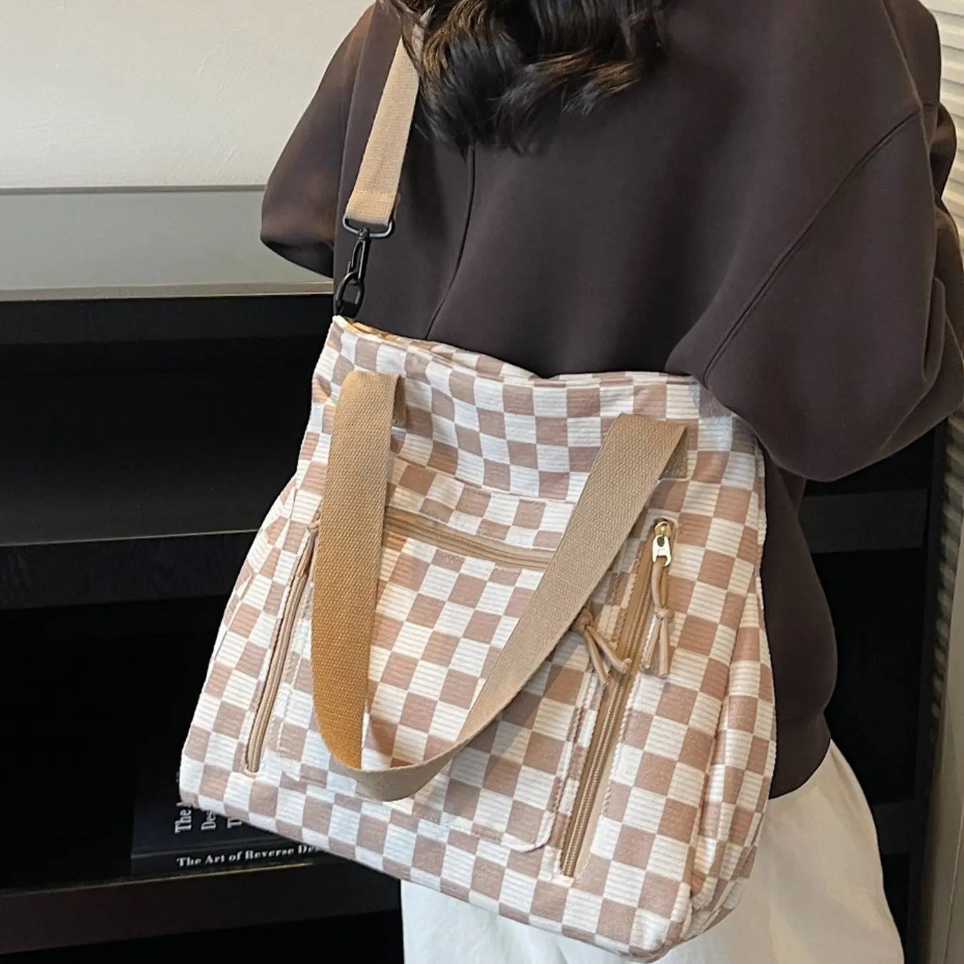Casual Plaid Bag
