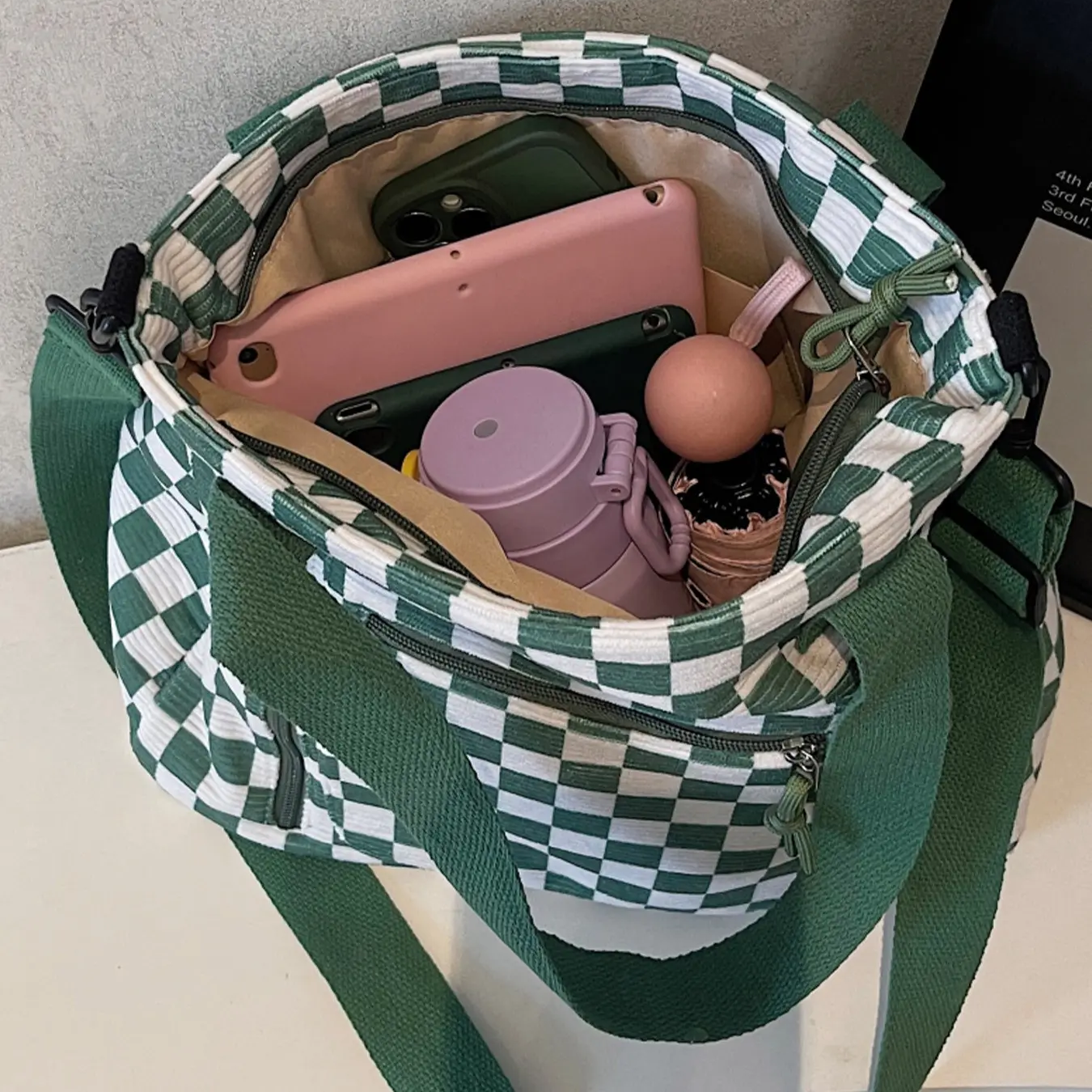Casual Plaid Bag