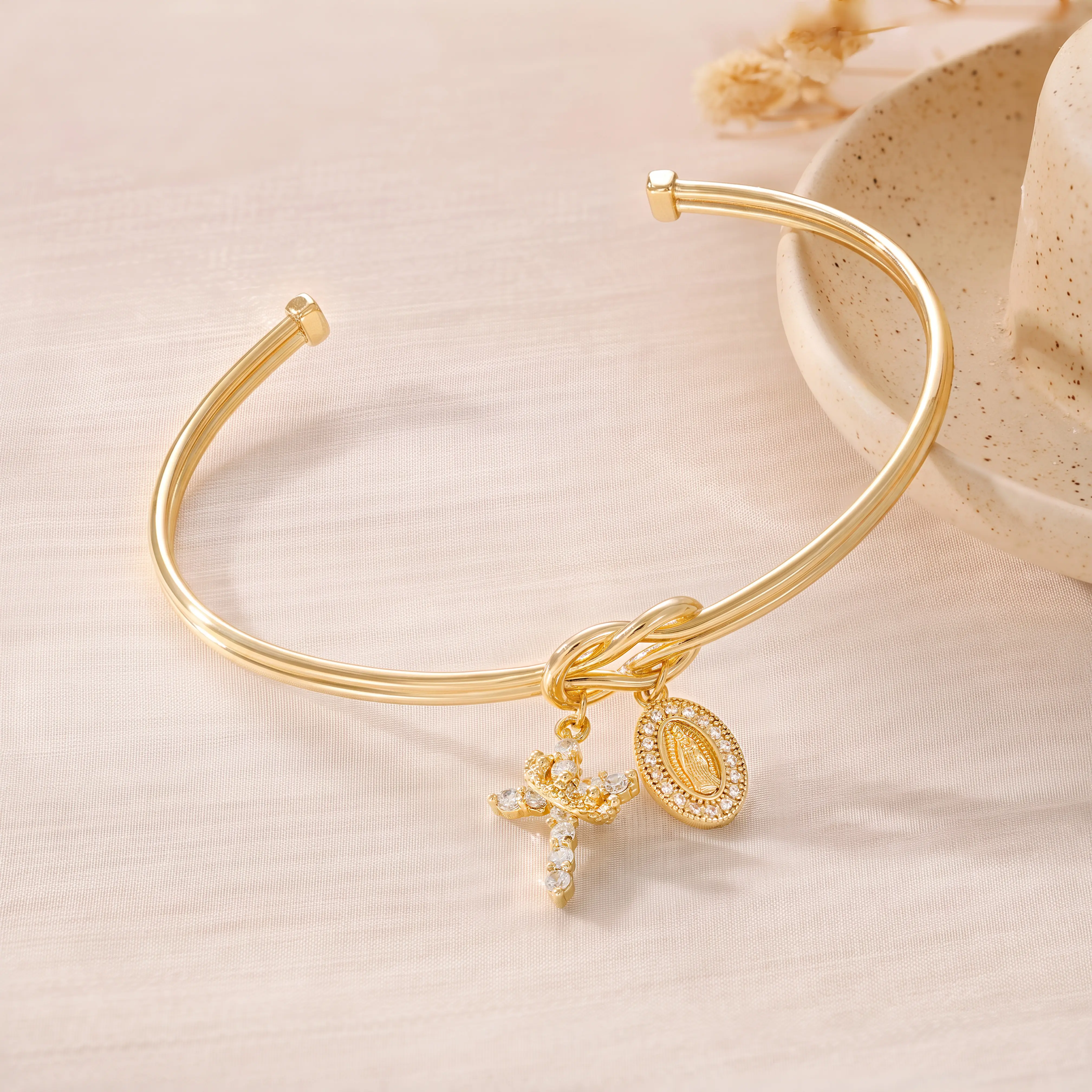 Cross Crown Knot Bracelet