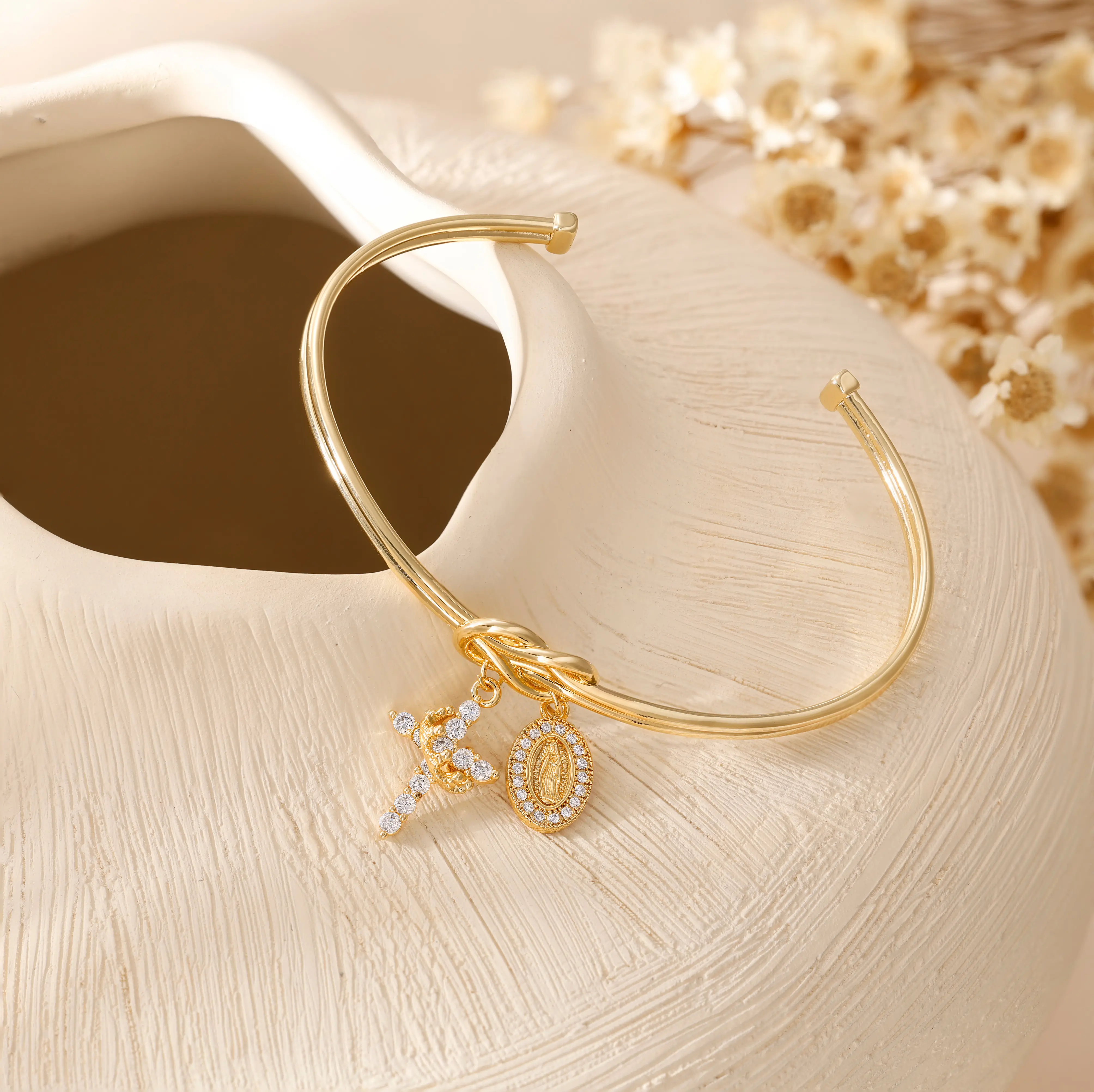 Cross Crown Knot Bracelet