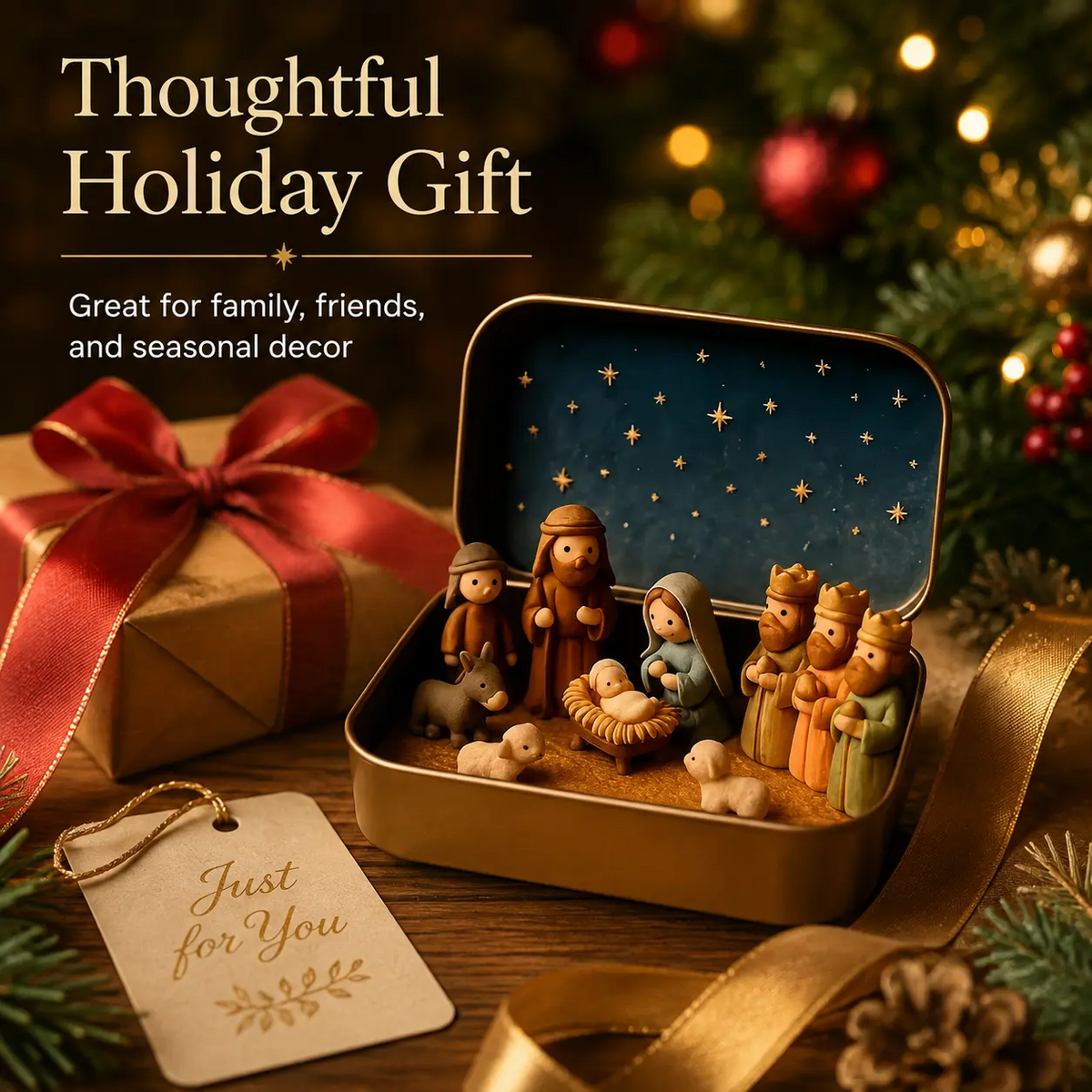 Pocket Size Nativity Scene Set