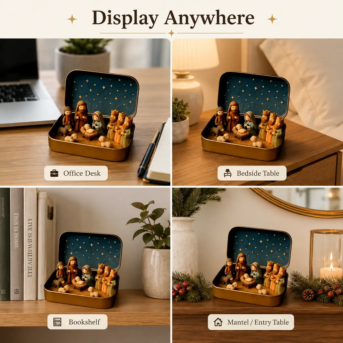 Pocket Size Nativity Scene Set