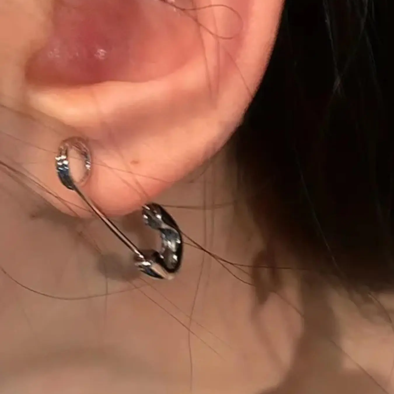Pin Clip Earrings