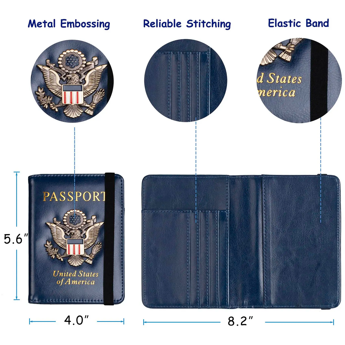 RFID Blocking Passport Holder