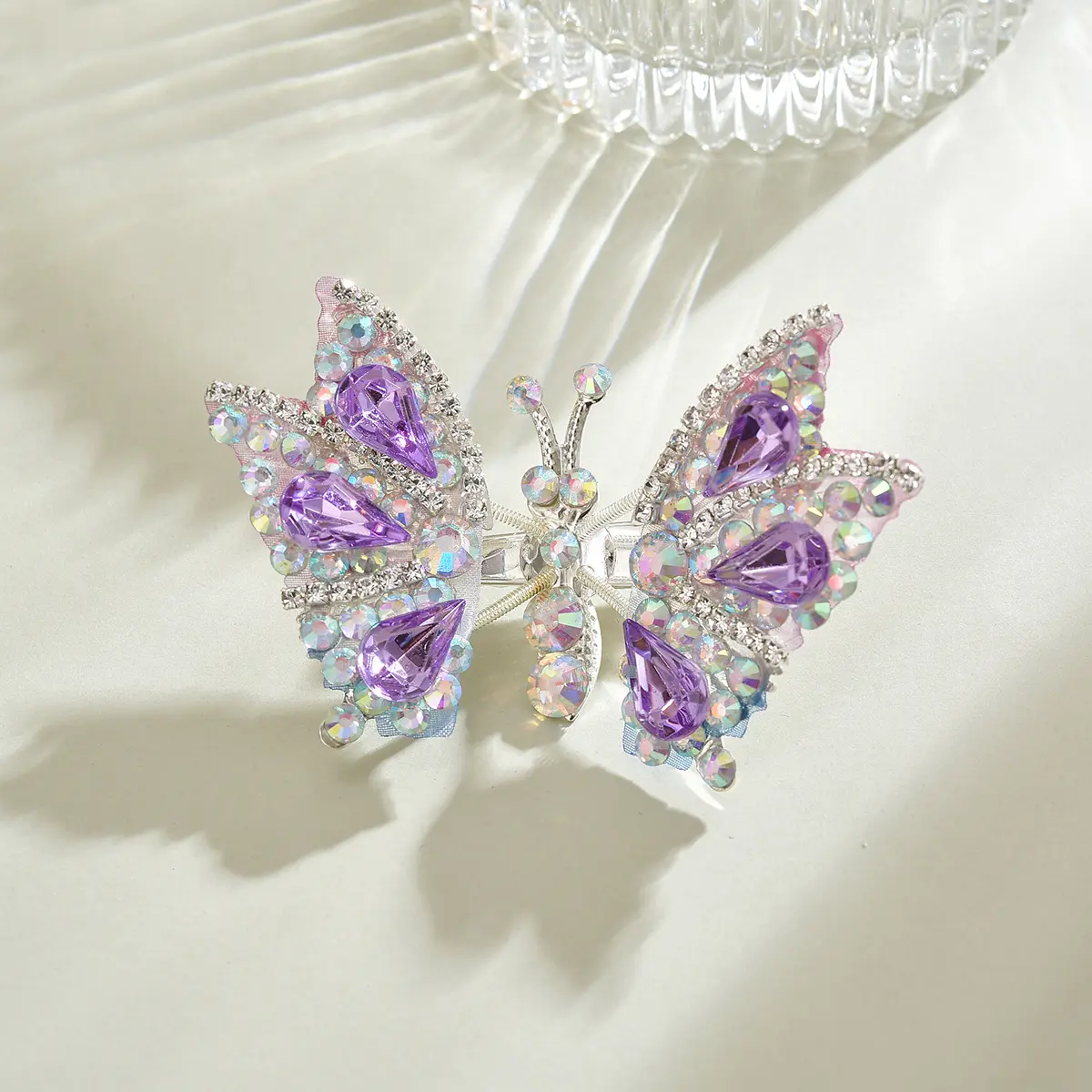 Handcrafted Butterfly Wing Claw Clips