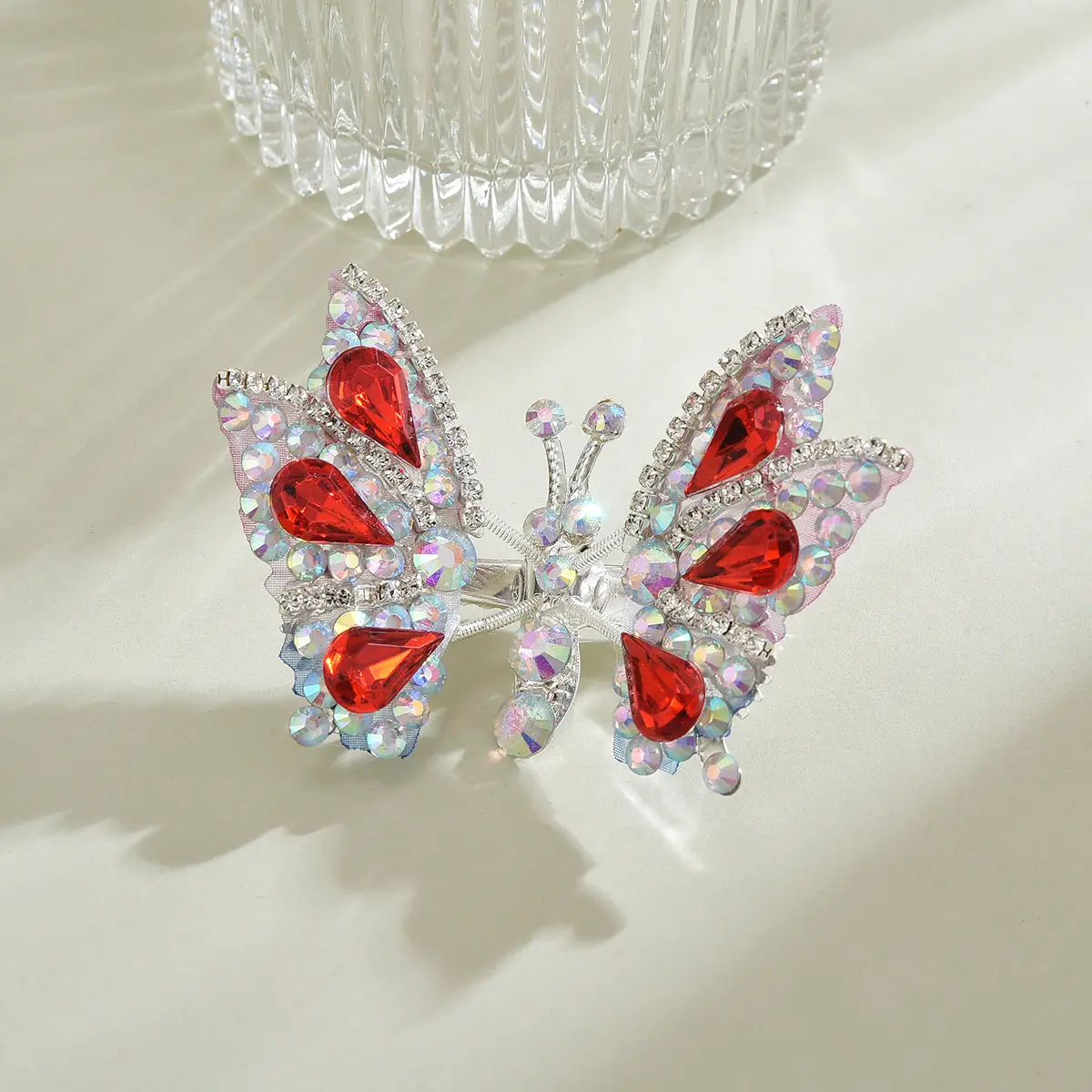 Handcrafted Butterfly Wing Claw Clips