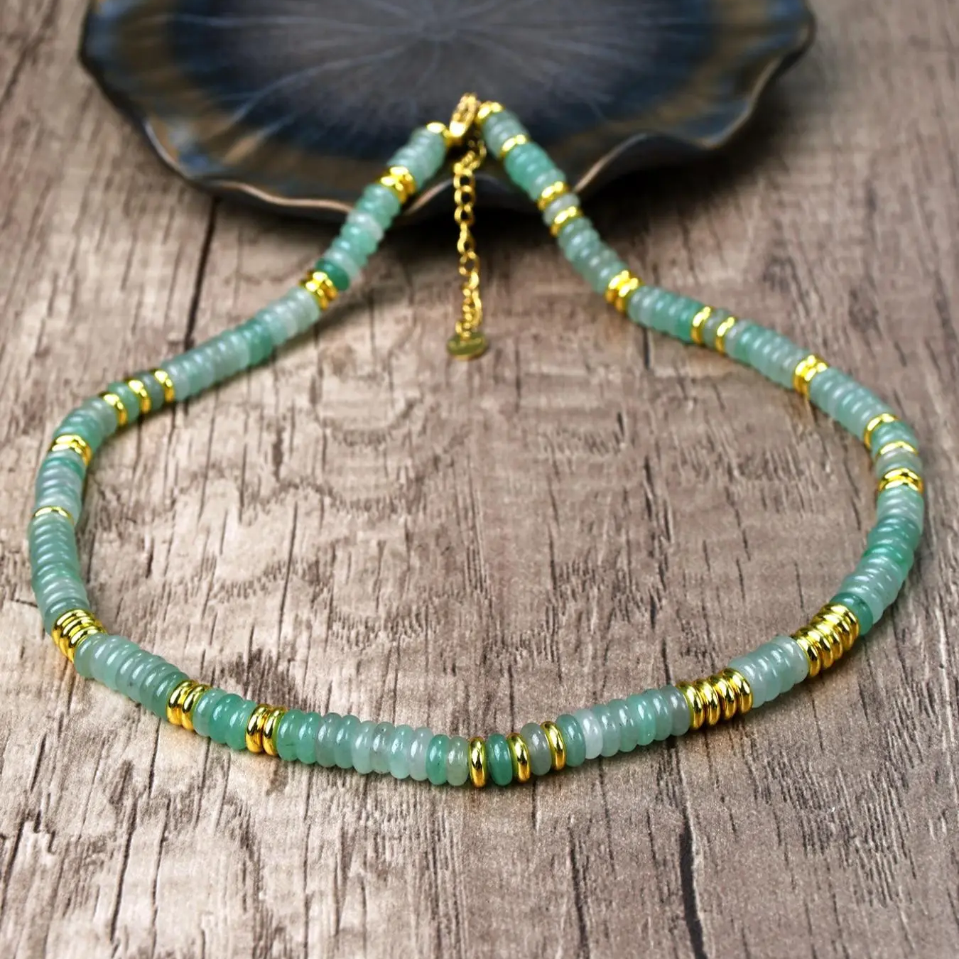 Natural Stone Beaded Necklace
