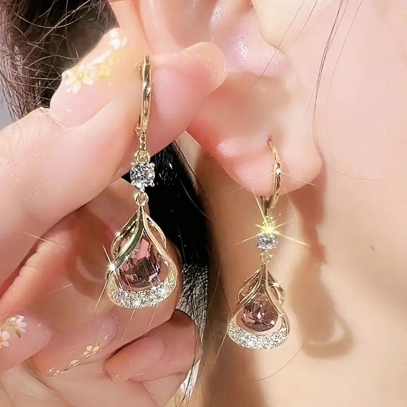 Crystal Waterdrop Earrings