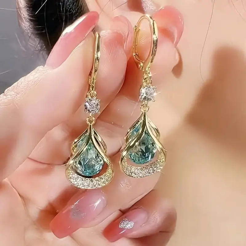 Crystal Waterdrop Earrings
