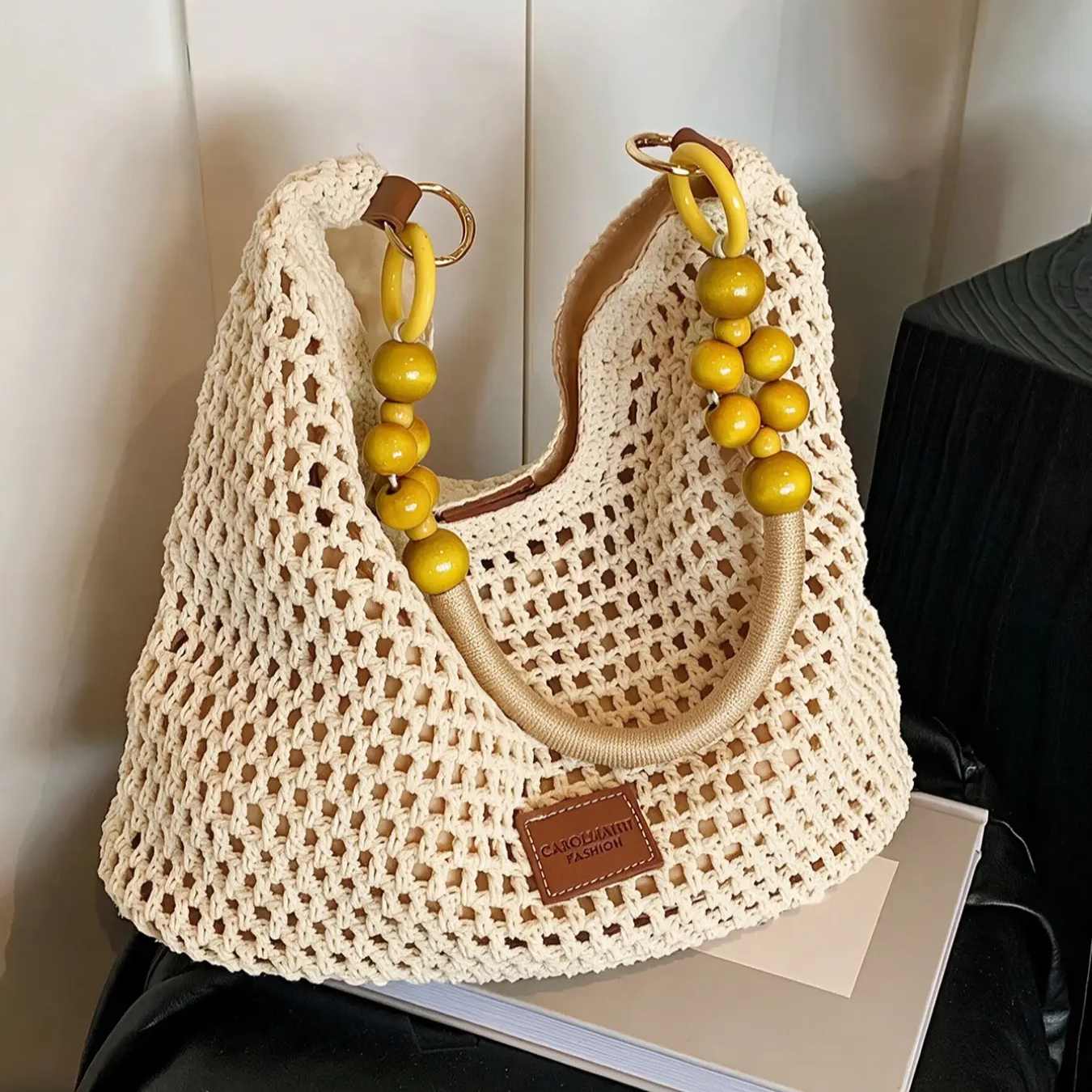 Beaded Crochet Bag