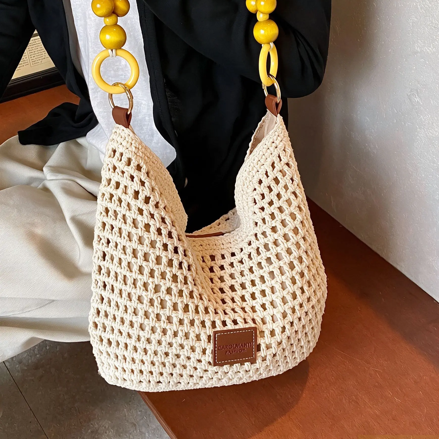 Beaded Crochet Bag