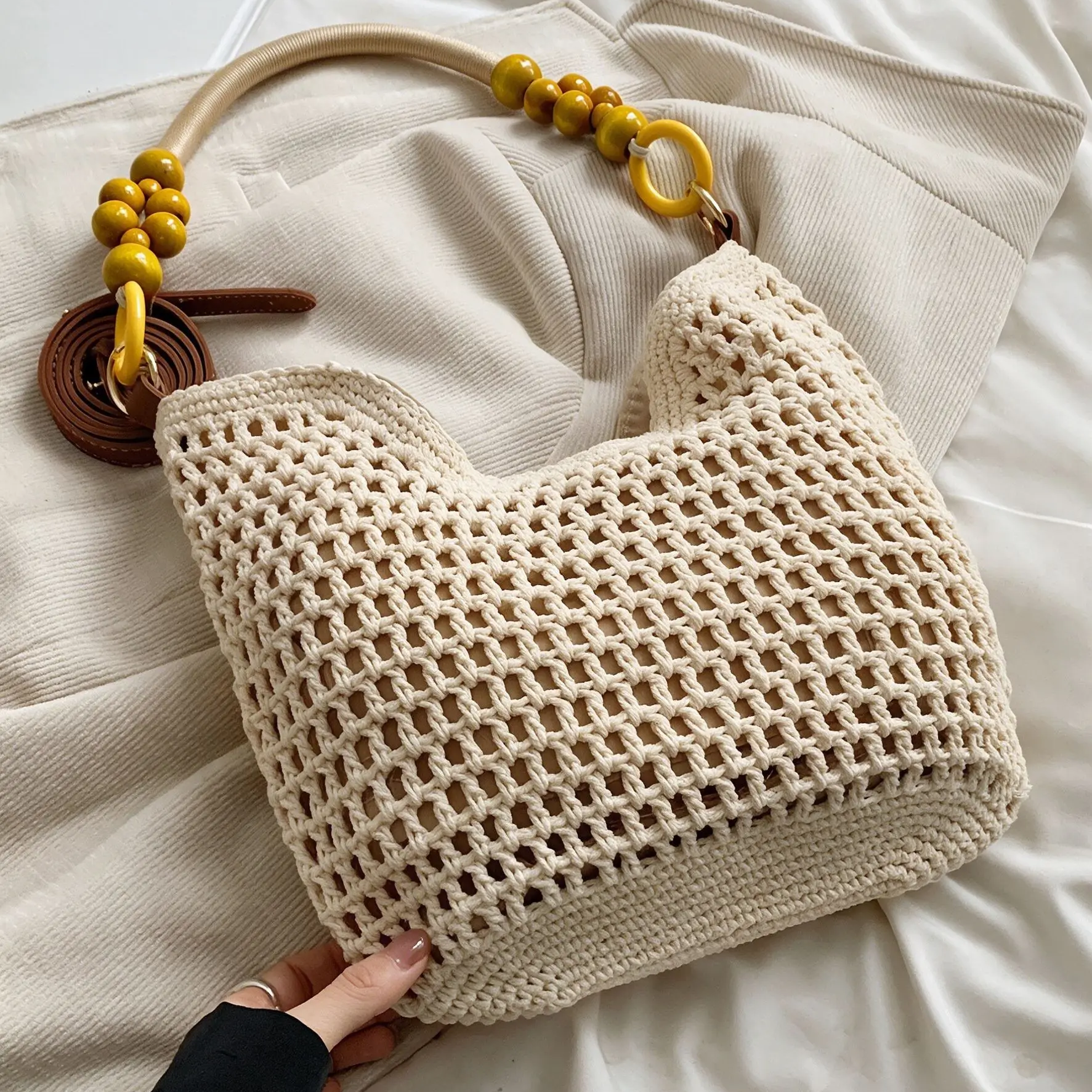 Beaded Crochet Bag