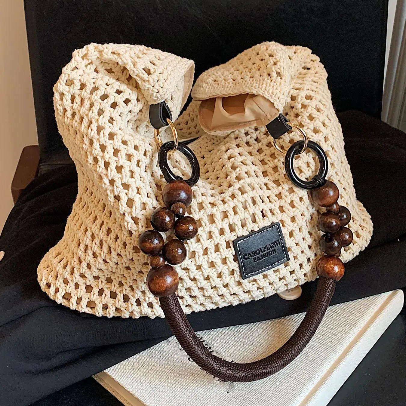 Beaded Crochet Bag