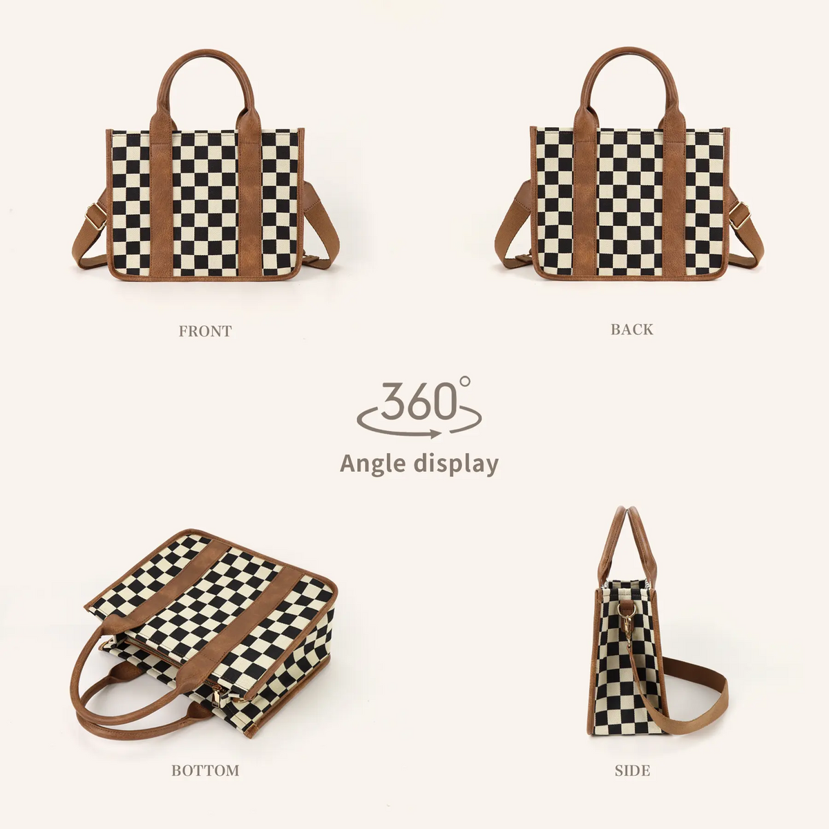Plaid Checkerboard Bag