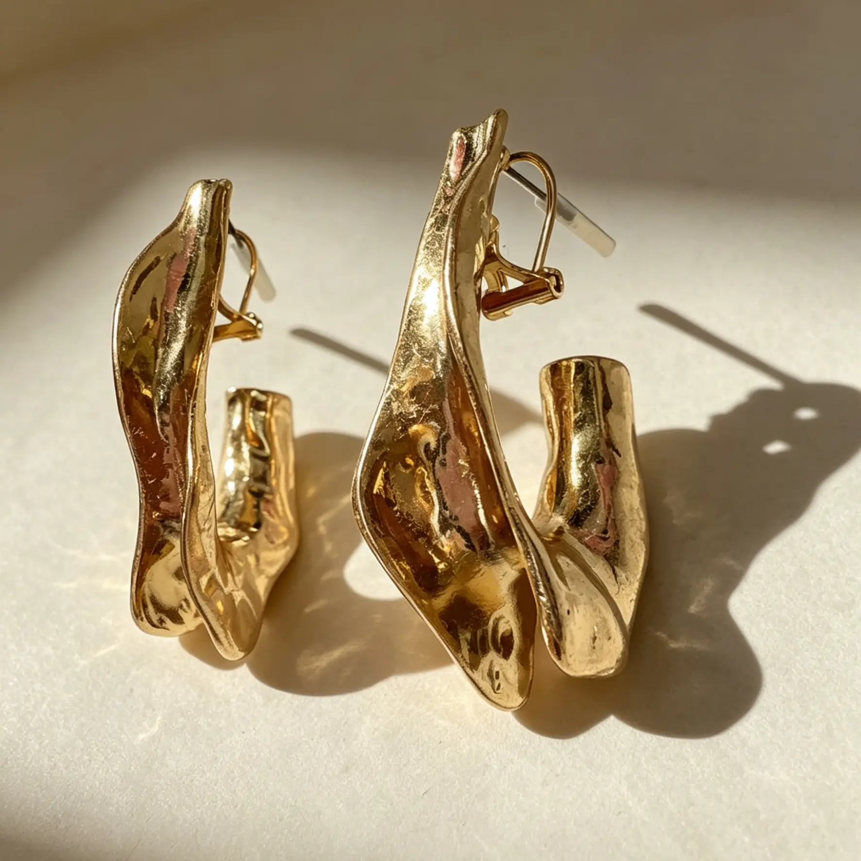Irregular Geometric Drop Earrings