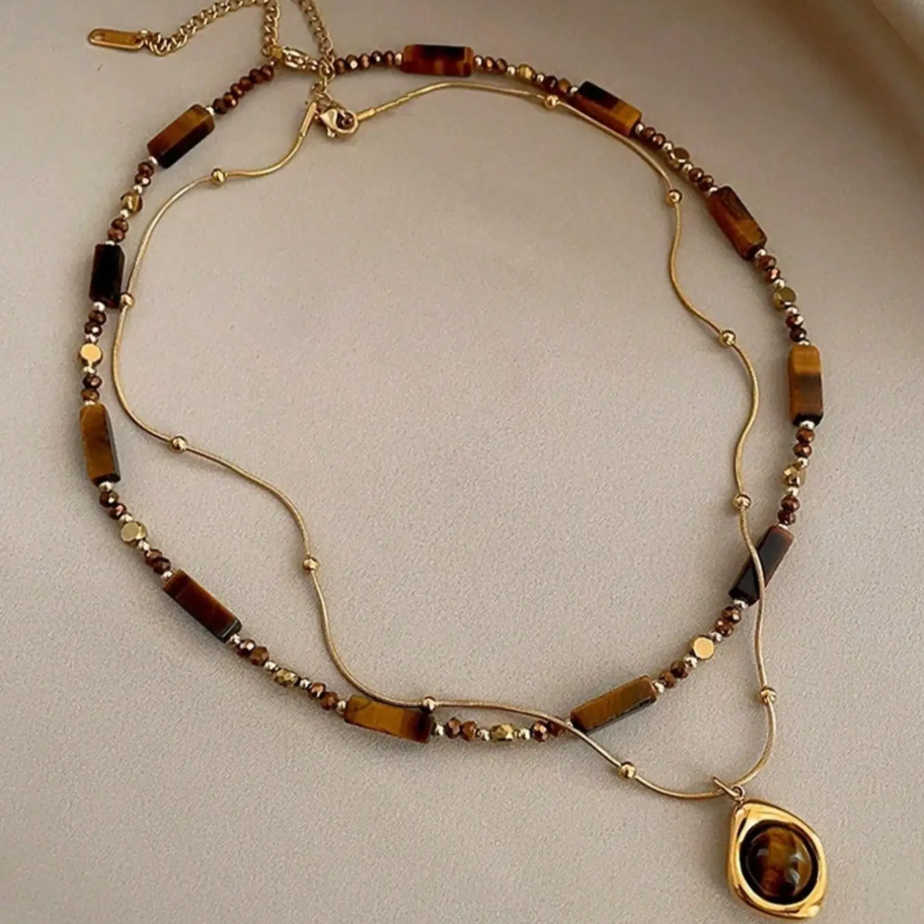 Vintage Stone Necklace