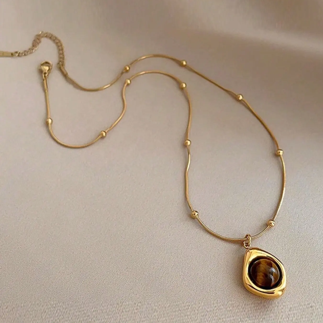 Vintage Stone Necklace