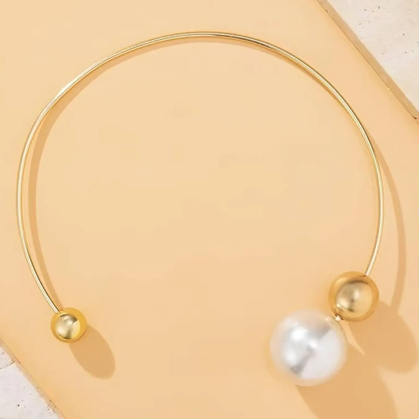 Pearl Open Choker Necklace