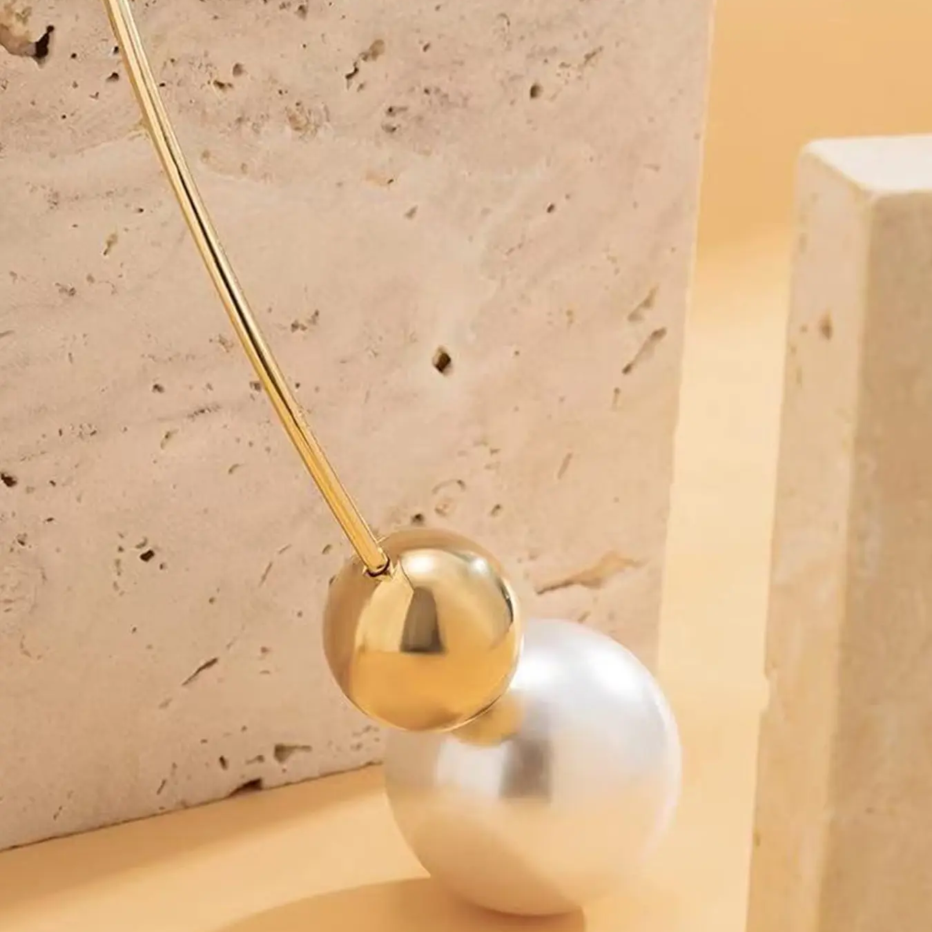 Pearl Open Choker Necklace