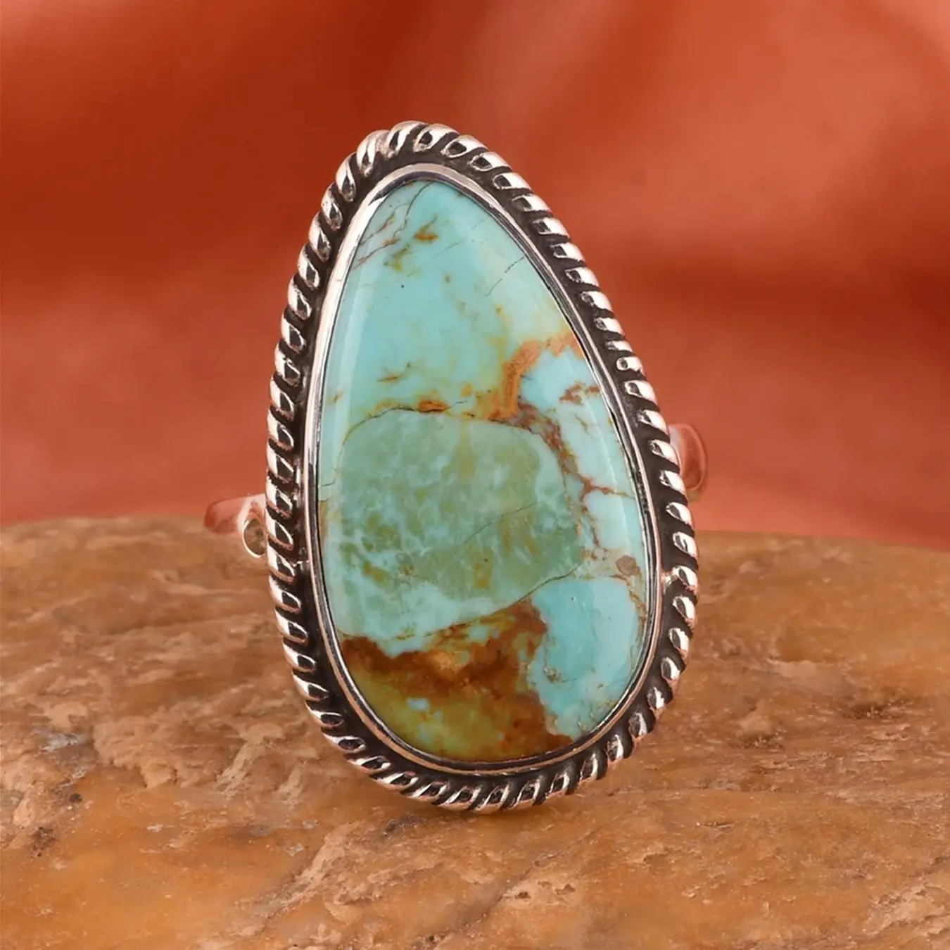 Vintage Teardrop Ring