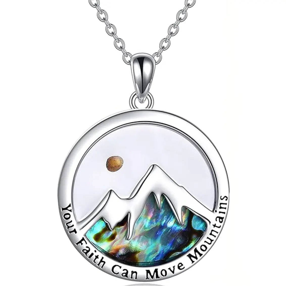 Mustard Seed Faith Message Necklace