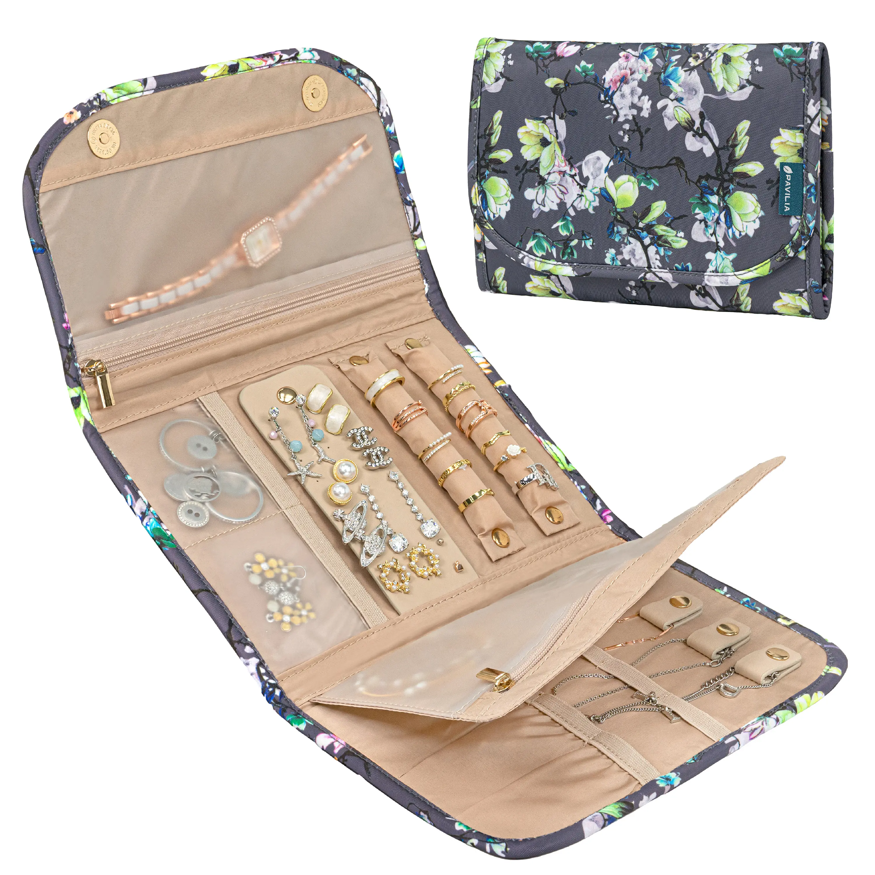 Travel Jewelry Case Organizer