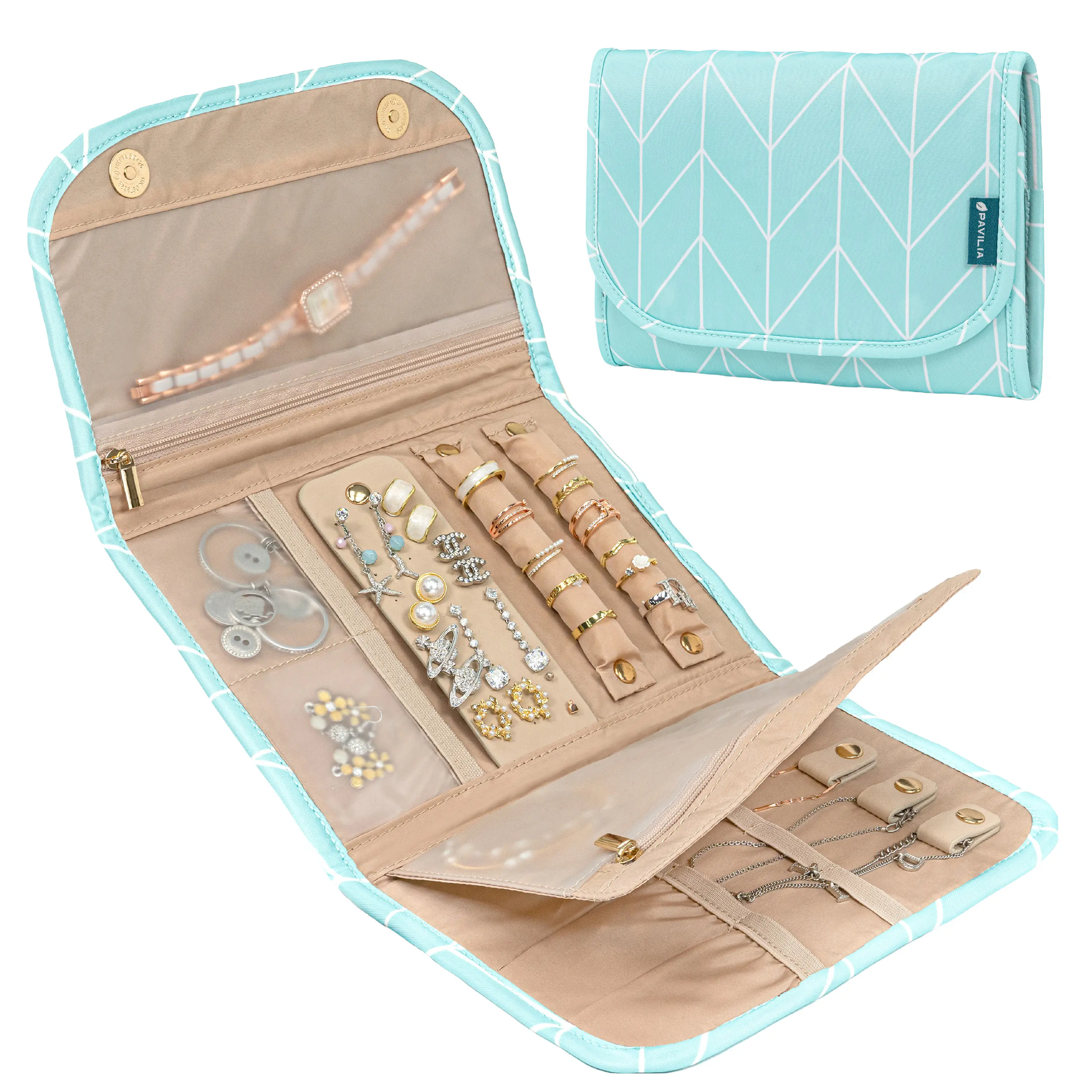 Travel Jewelry Case Organizer