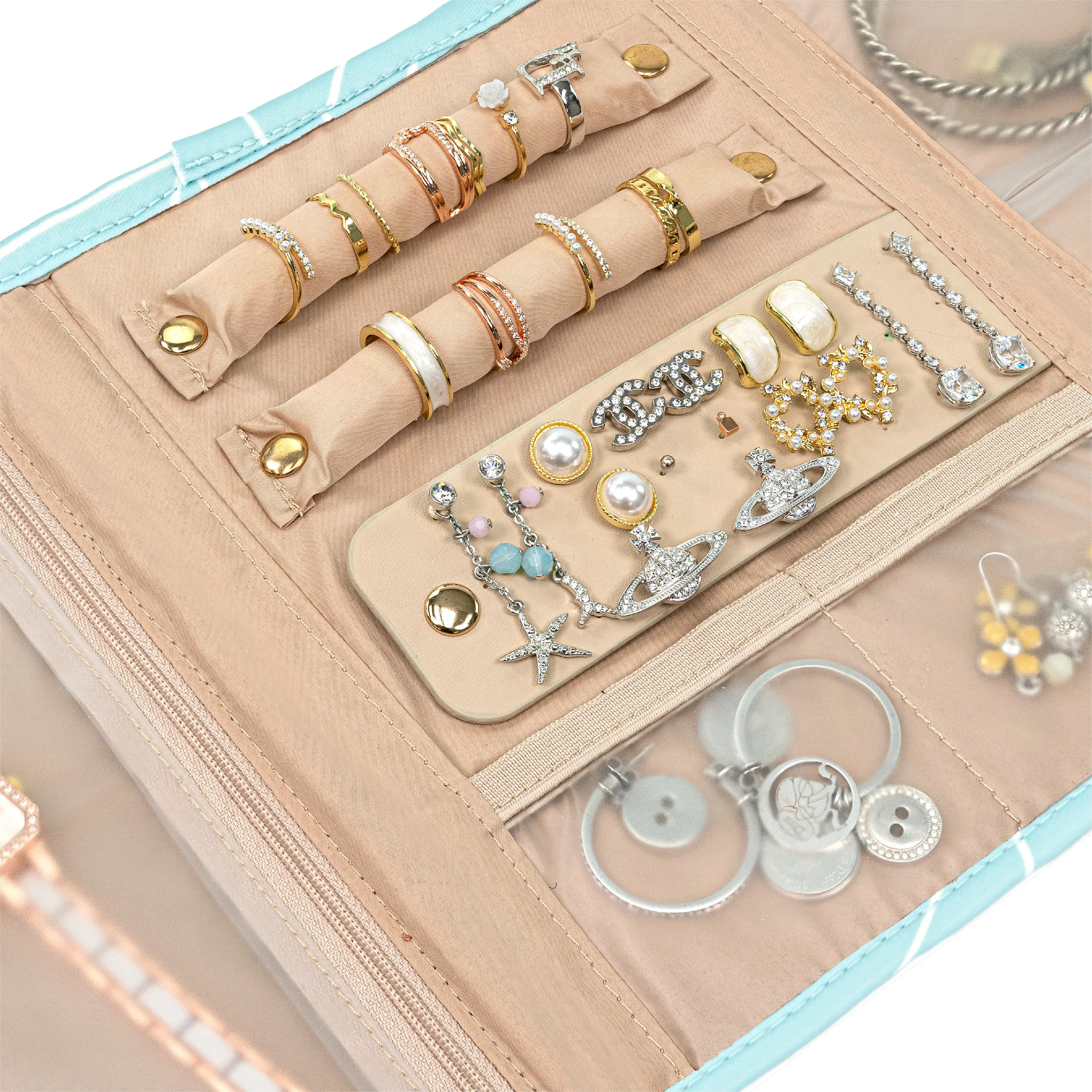 Travel Jewelry Case Organizer