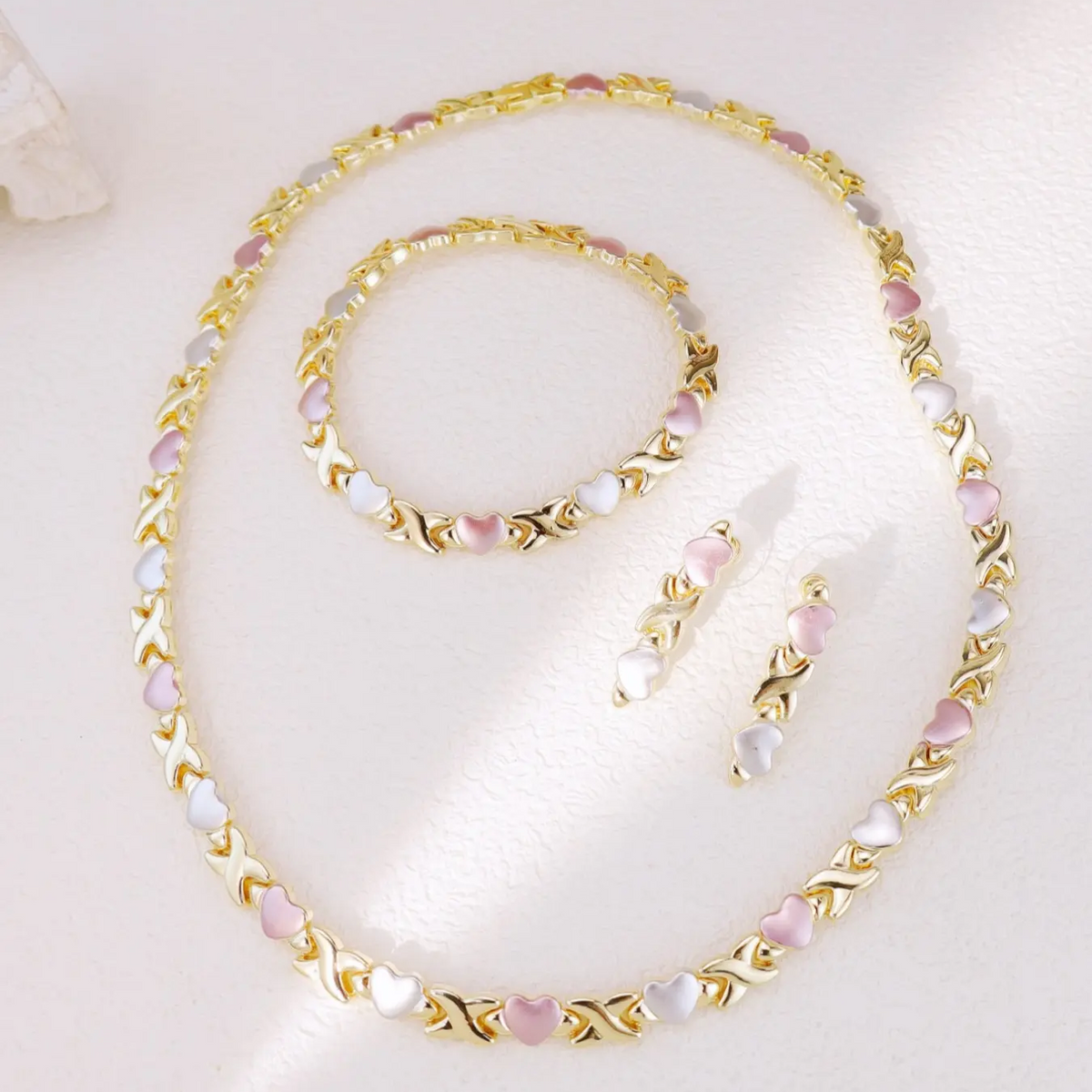 XO Heart Jewelry Set