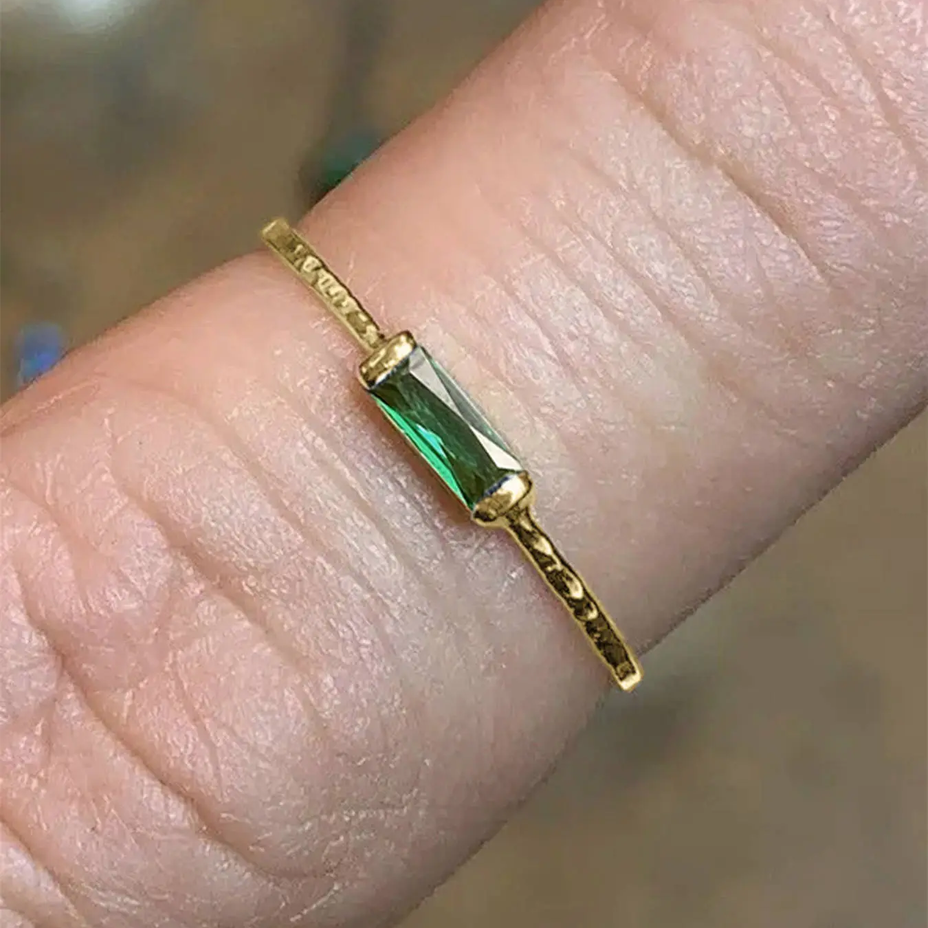 Mini Rectangle Band Ring