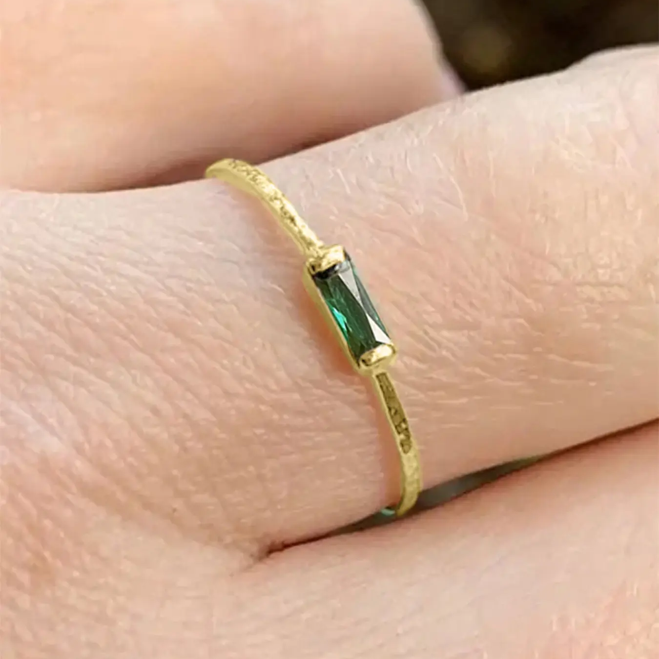 Mini Rectangle Band Ring