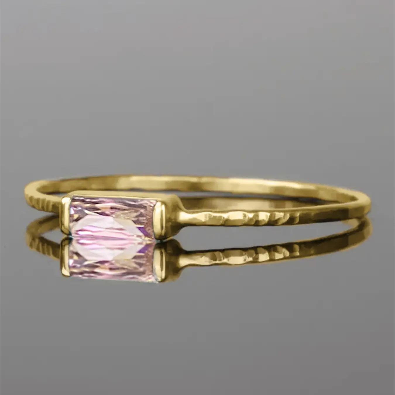 Mini Rectangle Band Ring