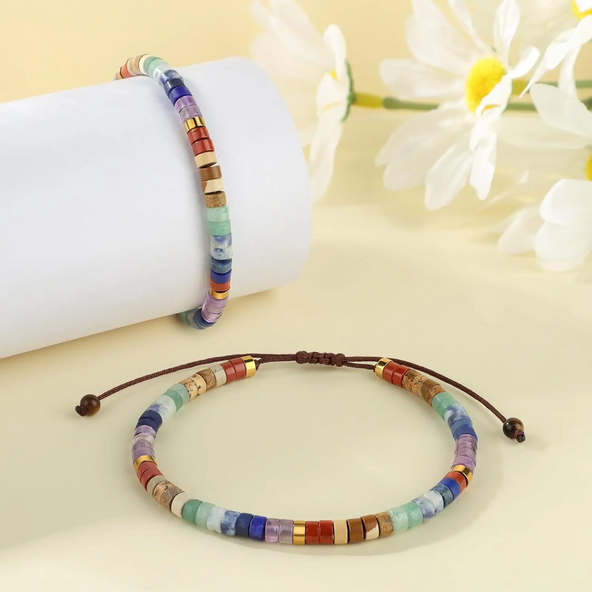 7 Chakra Beaded Bracelet