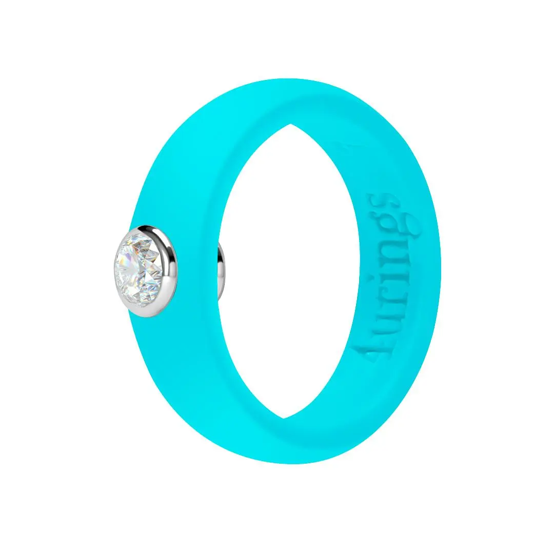 Sparkling Silicone Ring