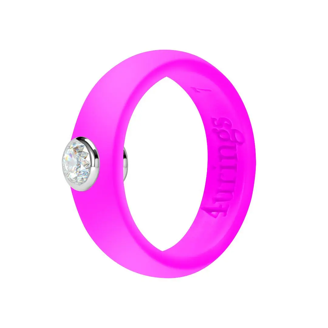 Sparkling Silicone Ring