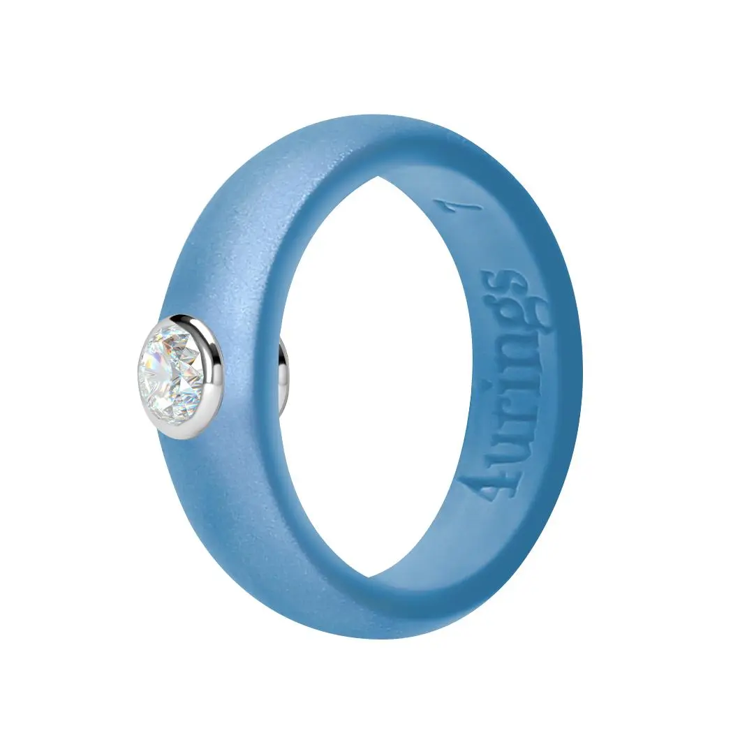 Sparkling Silicone Ring
