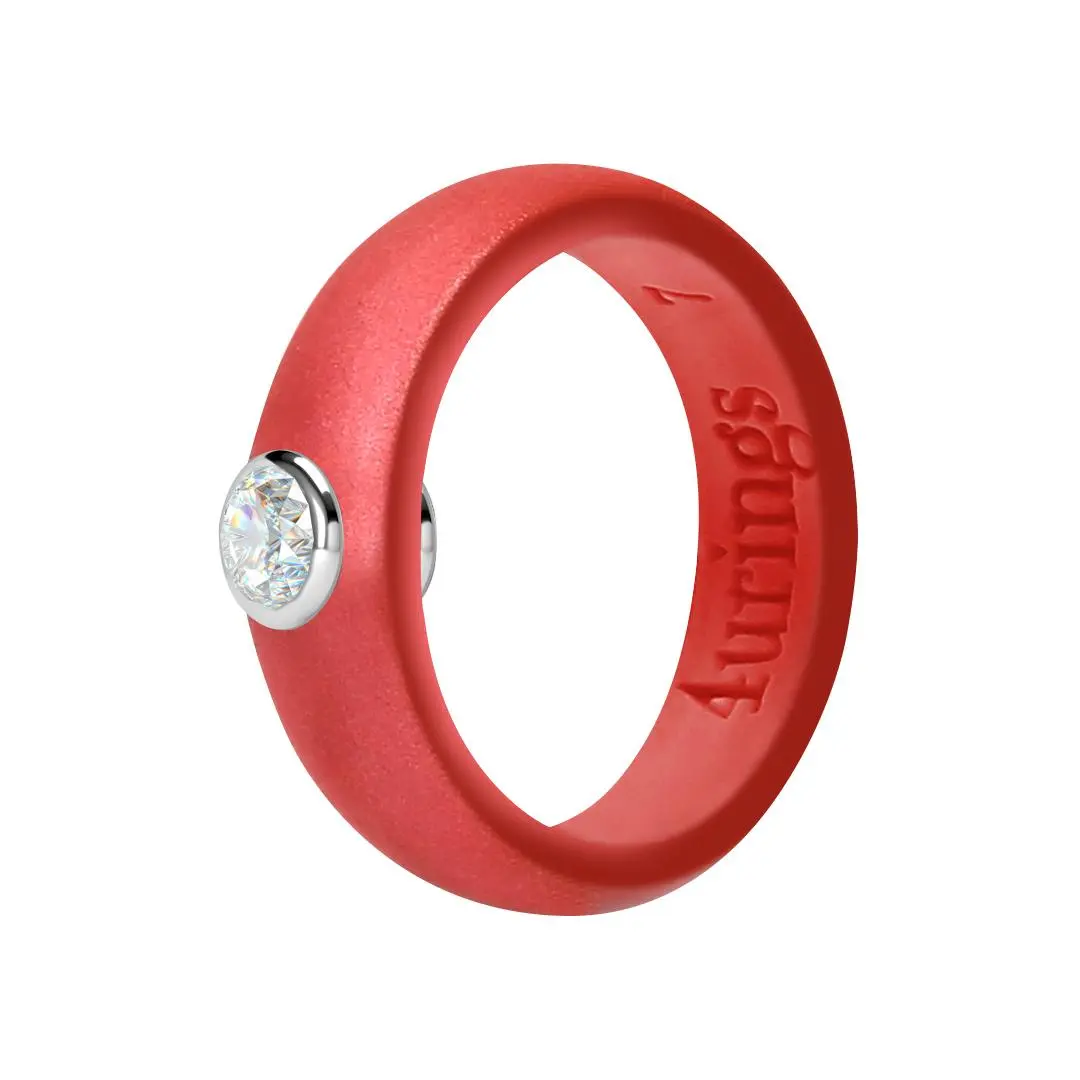 Sparkling Silicone Ring