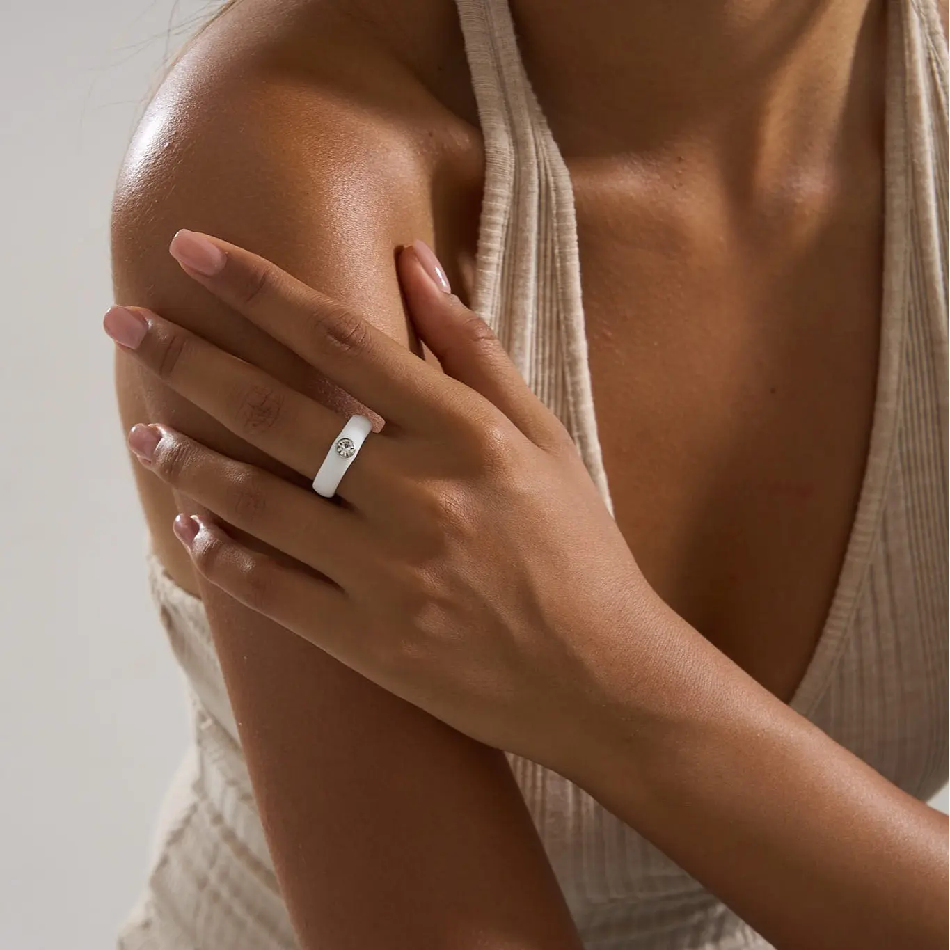 Sparkling Silicone Ring