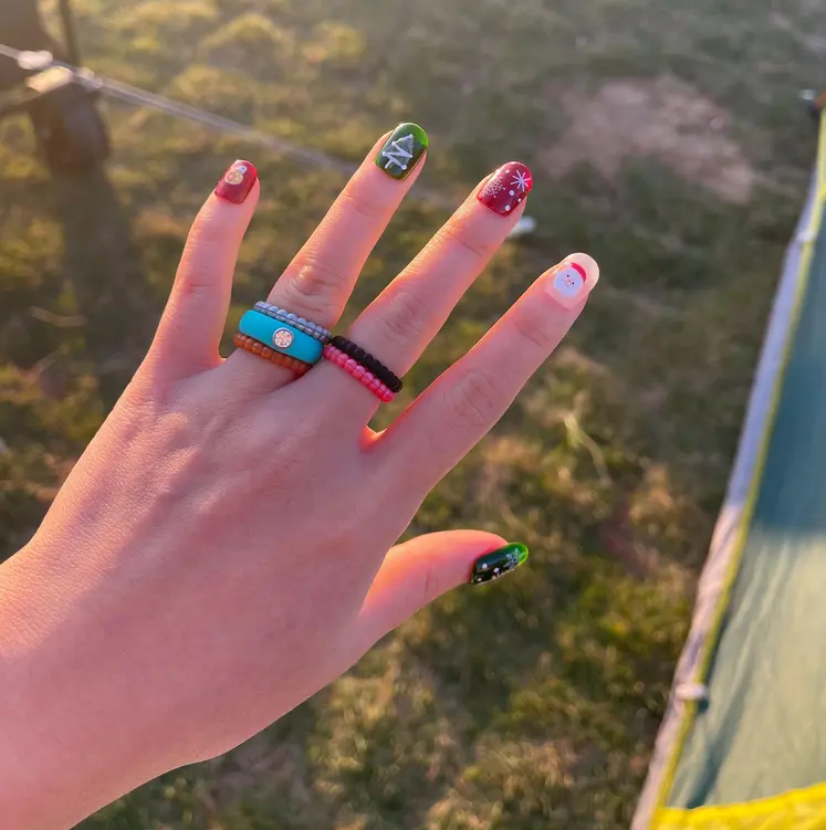 Sparkling Silicone Ring
