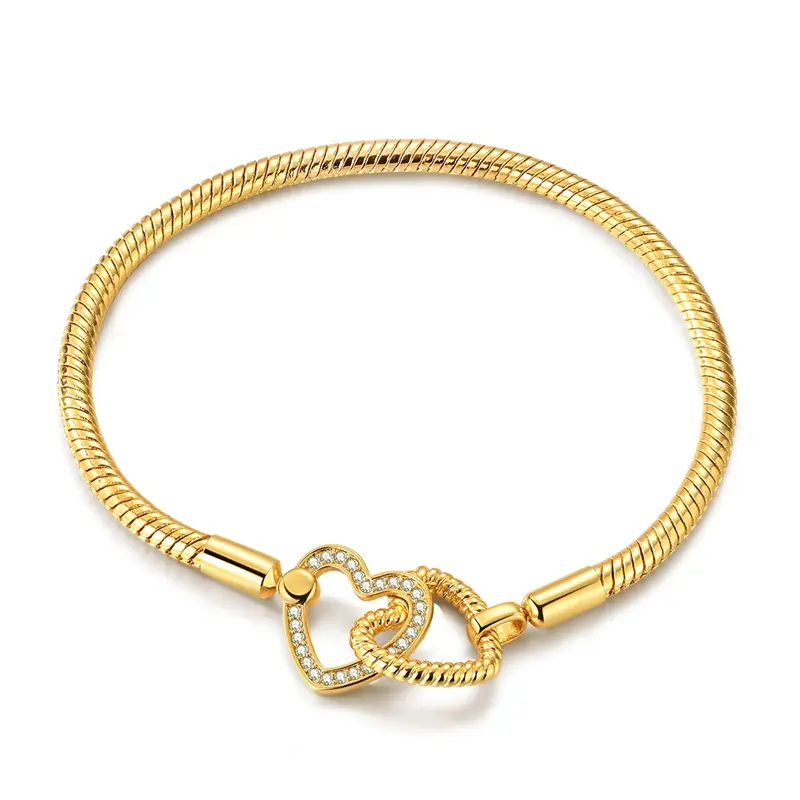 Interlocking Hearts Bracelet